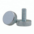 Grade 12.9 Carbon Steel Knurled Head Blue Zinc Plated Thumb Screw